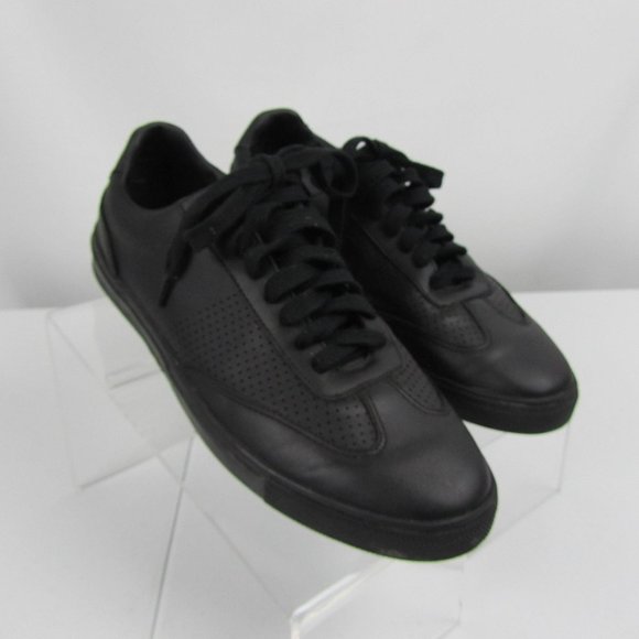 Zara Other - Zara Black Low Top Lace Up Sneakers US 8 EUR 41